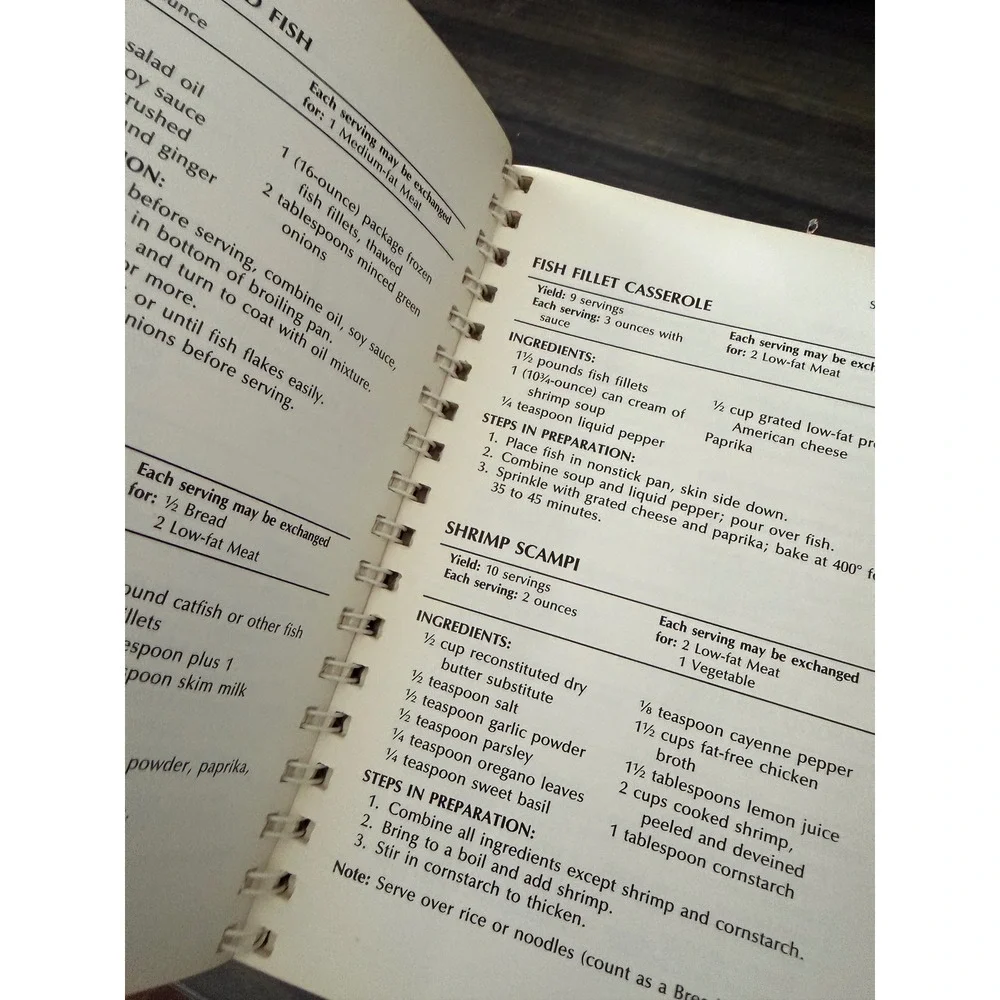 Cookbook for Diabetics and Their Families 1984 Oxmoor House Vintage Spiral Bound